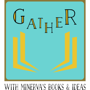 Gather podcast logo in blue and yellow