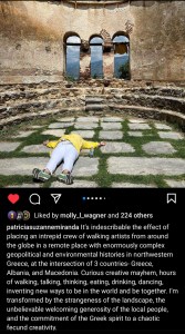 Patricia Miranda reflections on instagram